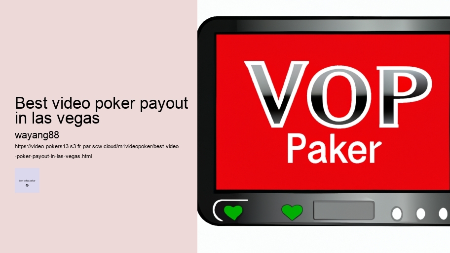 best video poker payout in las vegas